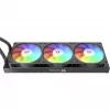 Thermaltake LB360-S ARGB (Gunmetal) All-in-One šķidruma dzesētājs, 360mm radiators, 3x 120mm ventilatori, 2.1 inch IPS LCD displejs