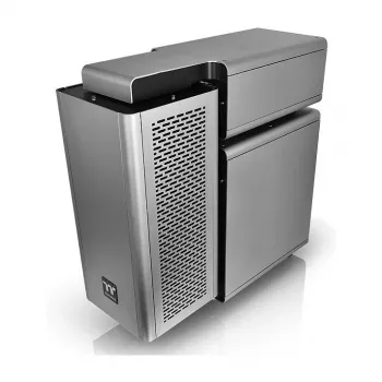 Thermaltake Level 20 Tempered Glass Edition pilna torņa korpuss, pelēks/melns, ARGB ventilatori