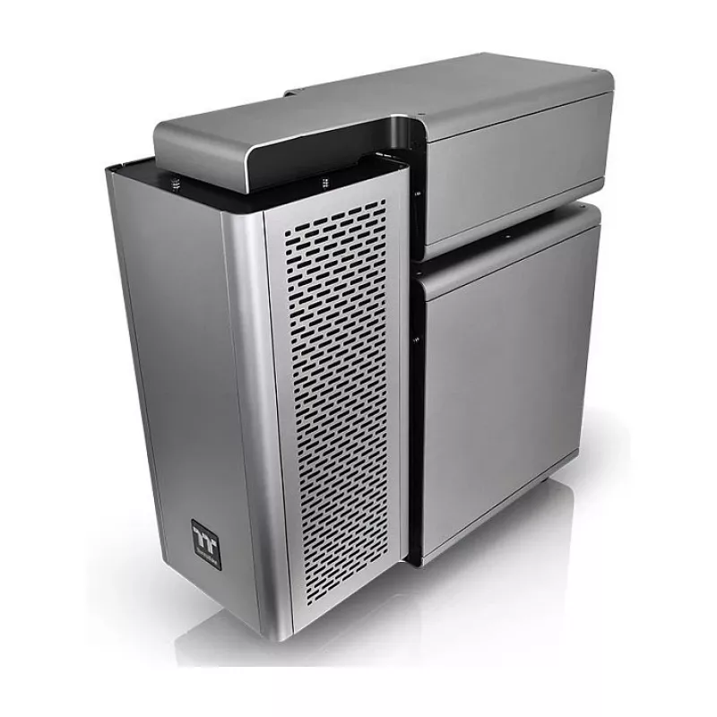 Thermaltake Level 20 Tempered Glass Edition pilna torņa korpuss, pelēks/melns, ARGB ventilatori