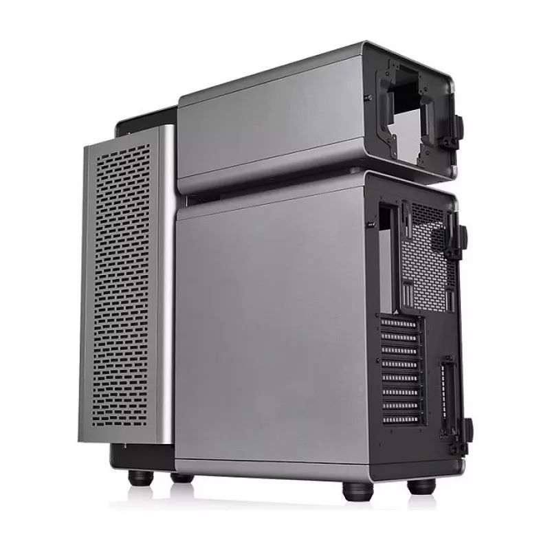 Thermaltake Level 20 Tempered Glass Edition pilna torņa korpuss, pelēks/melns, ARGB ventilatori
