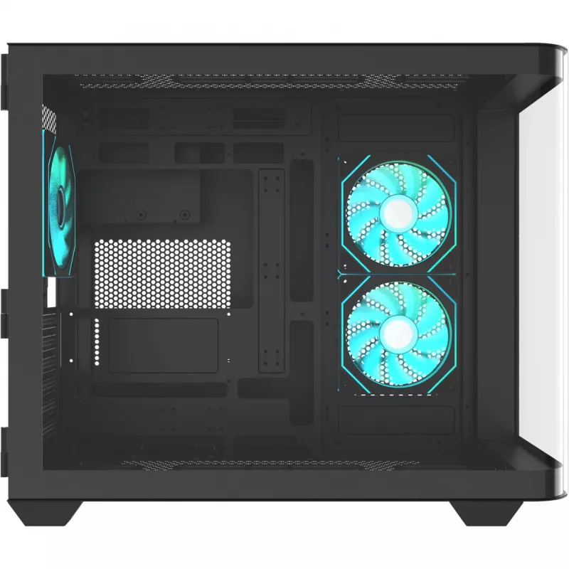 Thermaltake Vision 330 CR ARGB SE Edition Mid Tower korpuss, melns, 3x rūdīta stikla paneļi, 3x CT140 ARGB ventilatori