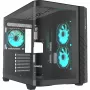 Thermaltake Vision 330 CR ARGB SE Edition Mid Tower korpuss, melns, 3x rūdīta stikla paneļi, 3x CT140 ARGB ventilatori