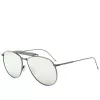 Thom Browne Unisex TB015LTDBLKGR Aviator Saulesbrilles 62/15/144 mm