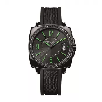 THOMAS SABO MAN WA0106-208-20 Watch 40.5mm Black Ion-Plated Stainless Steel Quartz Chronograph