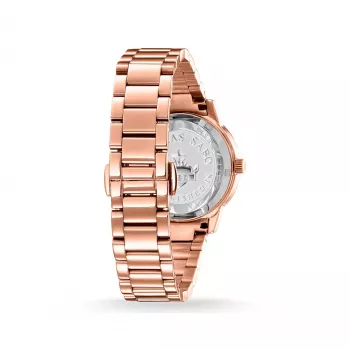 THOMAS SABO Sieviešu pulkstenis WA02152652093 33mm Roze zelta nerūsējošā tērauda siets