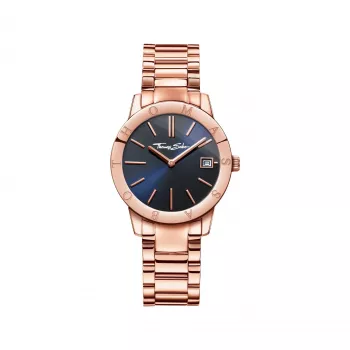 THOMAS SABO Sieviešu pulkstenis WA02152652093 33mm Roze zelta nerūsējošā tērauda siets