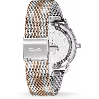 THOMAS SABO Sieviešu pulkstenis WA02732832013 - Kvarcs, Nerūsējošais tērauds, Sudraba ciparnīca