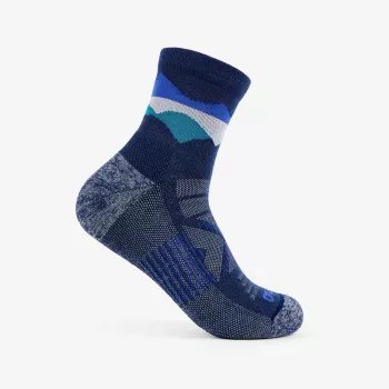THORLO'S Light Cushion Ankle Pārgājienu Zeķes L (EU 43-47) Tumši Zilas