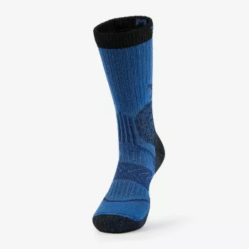 THORLO'S Moderate Cushion Crew PrimaLoft® Merino pārgājienu zeķes - Navy, Large (EU 43-47)