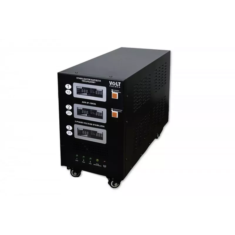 Trīsfāzu sprieguma stabilizators Volt Polska AVR PRO 15000 3% SERVO 3-F