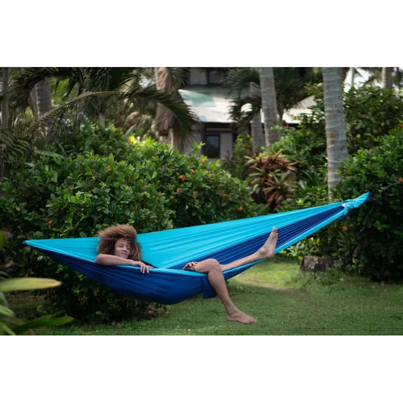 Ticket To The Moon King Size Hammock - Tumši Zaļš / Lapu Zaļš