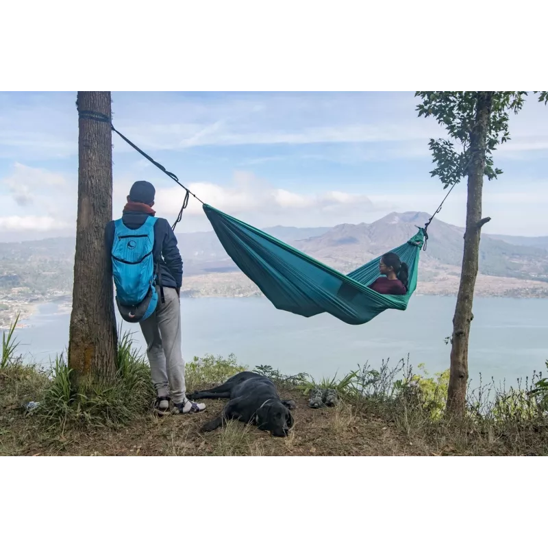 Ticket To The Moon Original Hanging Hammock Aqua Green