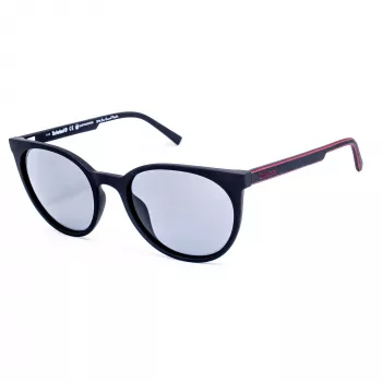 TIMBERLAND Vīriešu saulesbrilles TB9176-5302D - Matēts melns rāmis, pelēkas polarizētas lēcas, 53 mm