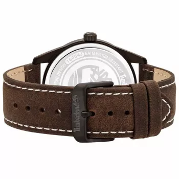 TIMBERLAND Vīriešu pulkstenis TBL16004JYU03 43mm Zils ciparnīca Brūna ādas siksniņa