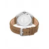 Timberland vīriešu pulkstenis TDWGF2200903 45mm nerūsējošais tērauds brūna āda