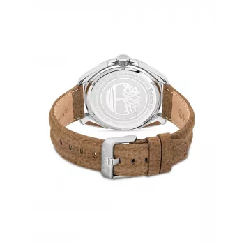 Timberland vīriešu pulkstenis TDWGF2200903 45mm nerūsējošais tērauds brūna āda