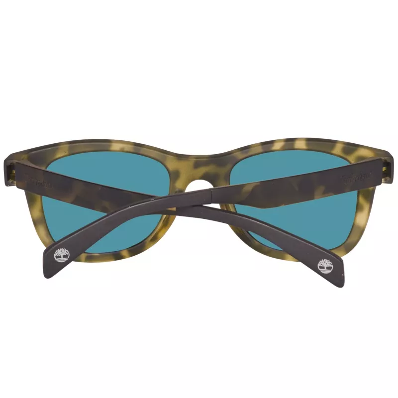 Timberland TB9080-5055R Vīriešu polarizētas kvadrātveida saulesbrilles, matēti melna/zaļa, 55 mm