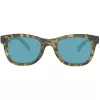 Timberland TB9080-5055R Vīriešu polarizētas kvadrātveida saulesbrilles, matēti melna/zaļa, 55 mm