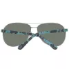 Timberland TB9086-6209D Vīriešu polarizētās saulesbrilles - Matēts melns rāmis, zaļas lēcas
