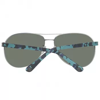 Timberland TB9086-6209D Vīriešu polarizētās saulesbrilles - Matēts melns rāmis, zaļas lēcas