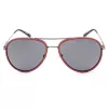 TIMBERLAND Unisex TB9118-6068D Saulesbrilles - Polarizētas Taisnstūra Havana Rāmis Brūna Lēca