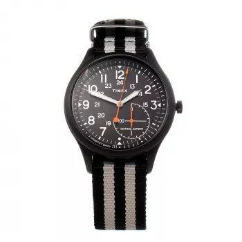 TIMEX Expedition North Field Post Vīriešu Mehāniskais Pulkstenis ar Manuālo Uztīšanu 41mm Nerūsējošā Tērauda Korpuss Melns Ciparnīca Brūna Ādas Siksniņa TW2V10600LG