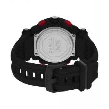 TIMEX Vīriešu digitālais kvarca pulkstenis TW5M52800 50mm sveķu korpuss melna sveķu siksniņa