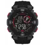 TIMEX vīriešu digitālais kvarca pulkstenis TW5M53700 50mm melns sveķu silikons