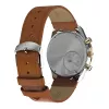 Timex TW2W64400 Vīriešu lauka pulkstenis 42mm melns ciparnīca brūna ādas siksna