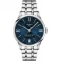 TISSOT T-Classic Chemin des Tourelles Sieviešu automātiskais pulkstenis 32mm Zila pērļu māte ar dimanta indeksiem Nerūsējošā tērauda aproce