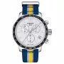 TISSOT T-Sport Chrono XL Classic Vīriešu Pulkstenis 42mm Brūna Ādas Siksniņa Sudraba Ciparnīca T09541717372