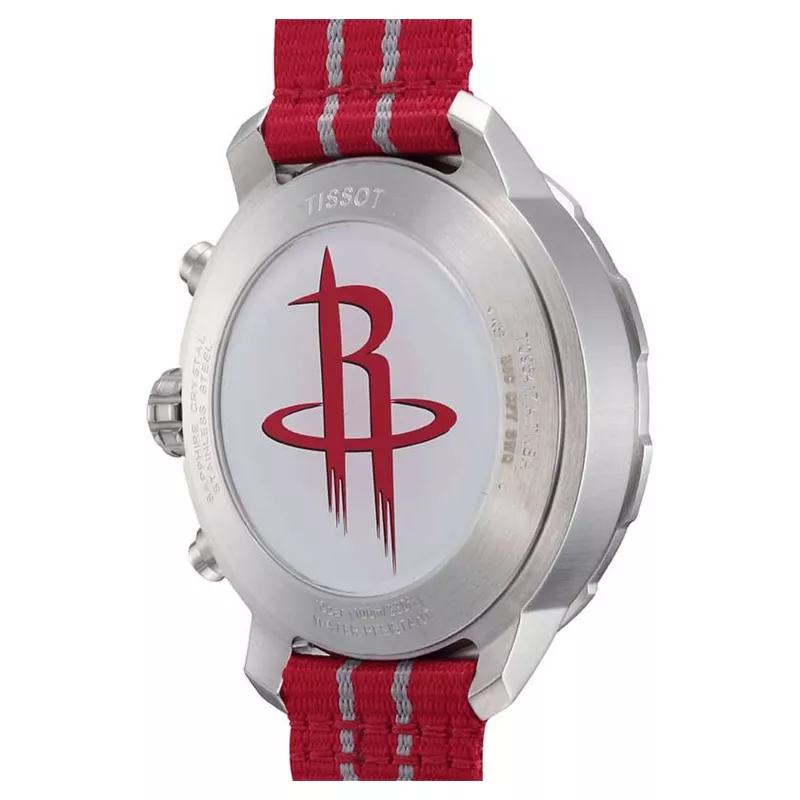 TISSOT T-Sport Chrono XL Classic vīriešu pulkstenis 42mm sudraba ciparnīca zila tekstila siksniņa Šveices kvarca hronogrāfs T09541717037