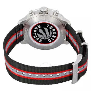 TISSOT T-Sport PRC 200 vīriešu Šveices kvarca hronogrāfa pulkstenis 42mm nerūsējošais tērauds melns ciparnīca