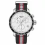 TISSOT T-Sport PRC 200 vīriešu Šveices kvarca hronogrāfa pulkstenis 42mm nerūsējošais tērauds melns ciparnīca