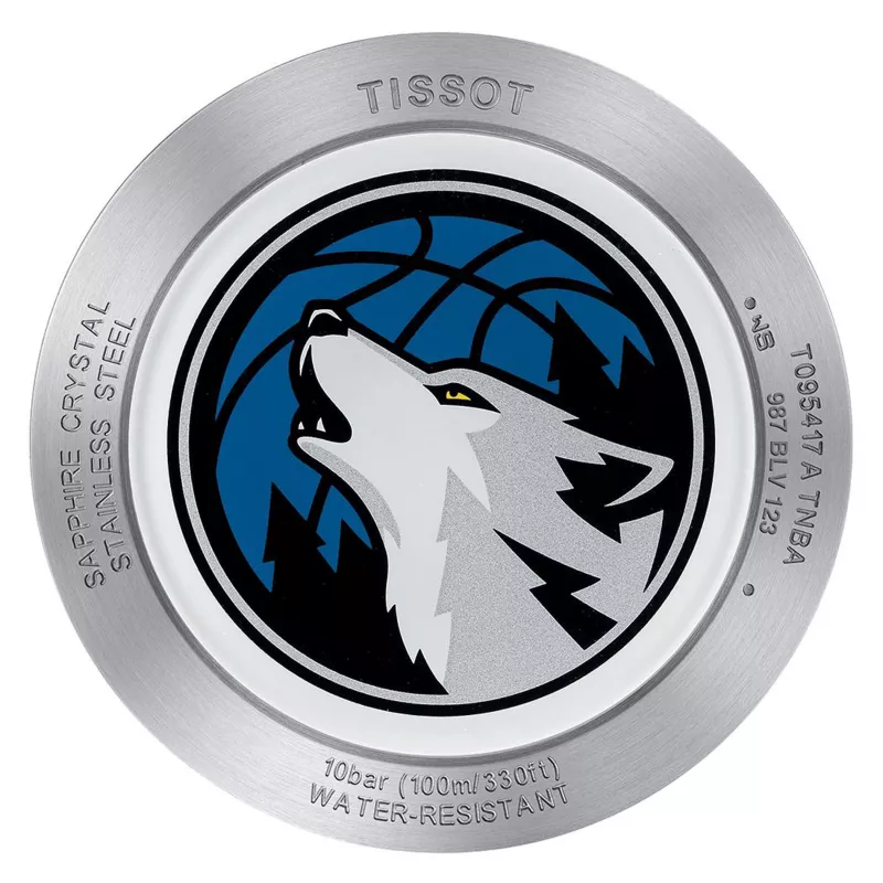 TISSOT T-Sport Quickster Vīriešu Hronogrāfa Pulkstenis 42mm Melns PVD Nerūsējošais Tērauds un Neilona Siksniņa