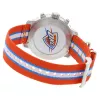 TISSOT T-Sport Quickster Vīriešu Šveices kvarca hronogrāfa pulkstenis 42mm Balts ciparnīca Balta silikona siksniņa T09547170371