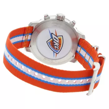 TISSOT T-Sport Quickster Vīriešu Šveices kvarca hronogrāfa pulkstenis 42mm Balts ciparnīca Balta silikona siksniņa T09547170371