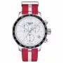 TISSOT T-Sport Quickster Vīriešu Pulkstenis T0954177037 42mm Šveices Kvarca Hronogrāfs Melns Ciparnīca NATO Siksna