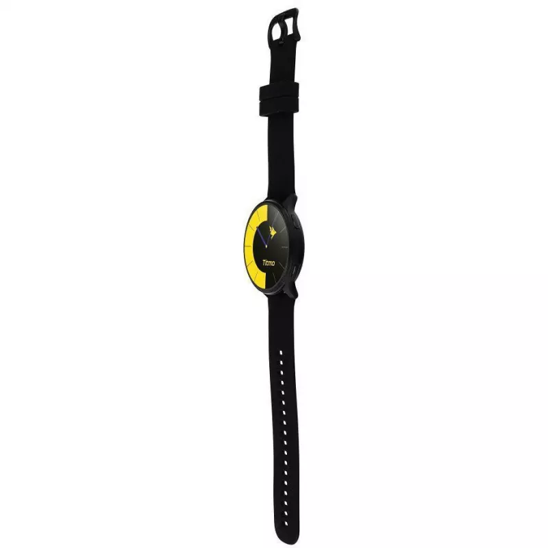 TITMO O-200 Smartwatch ar 1,32 collu AMOLED, GPS, Bluetooth 5.0, sirdsdarbības monitoru, IP68 - Melns