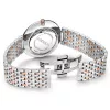TITONI Airmaster vīriešu pulkstenis TQ52718SRG606 37mm Šveices kvarcs sudraba ciparnīca brūna ādas siksniņa