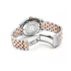 TITONI Vīriešu automātiskais pulkstenis 83909SRG-063 38,5mm Rožu zelta PVD nerūsējošais tērauds sudraba ciparnīca brūna ādas siksniņa