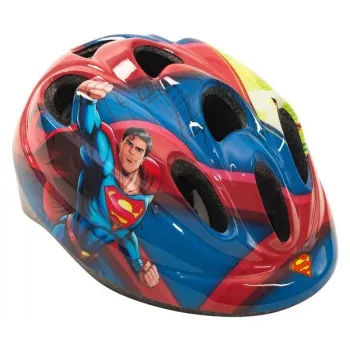 Toimsa Superman bērnu veloķivere ar regulēšanas ripu, CE EN1078, 52-56 cm (zila/sarkana)