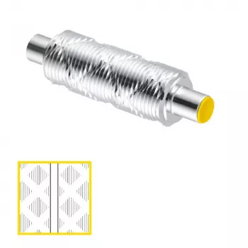 Toko Structurite Roller Yellow - Slēpju pamatnes strukturēšanas rullītis 0.3 mm V-struktūra