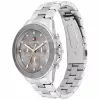Tommy Hilfiger Damon Vīriešu Kvarca Analogais Pulkstenis 40mm Nerūsējošais Tērauds Zils Ciparnīca