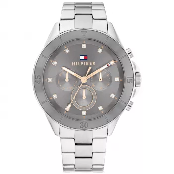 Tommy Hilfiger Damon Vīriešu Kvarca Analogais Pulkstenis 40mm Nerūsējošais Tērauds Zils Ciparnīca