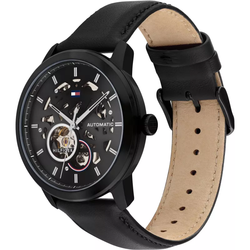 Tommy Hilfiger Damon Vīriešu Kvarca Pulkstenis 1710659 43mm Zils Ciparnīca Nerūsējošais Tērauds