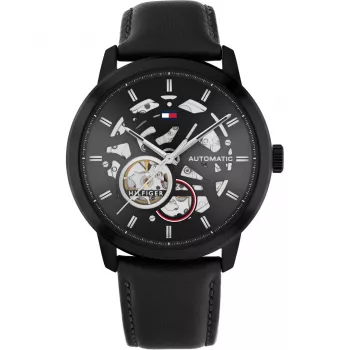 Tommy Hilfiger Damon Vīriešu Kvarca Pulkstenis 1710659 43mm Zils Ciparnīca Nerūsējošais Tērauds