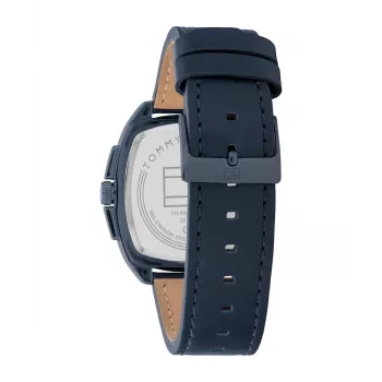 Tommy Hilfiger vīriešu 1710558 analogais kvarca pulkstenis 40 mm zils ciparnīca brūna āda