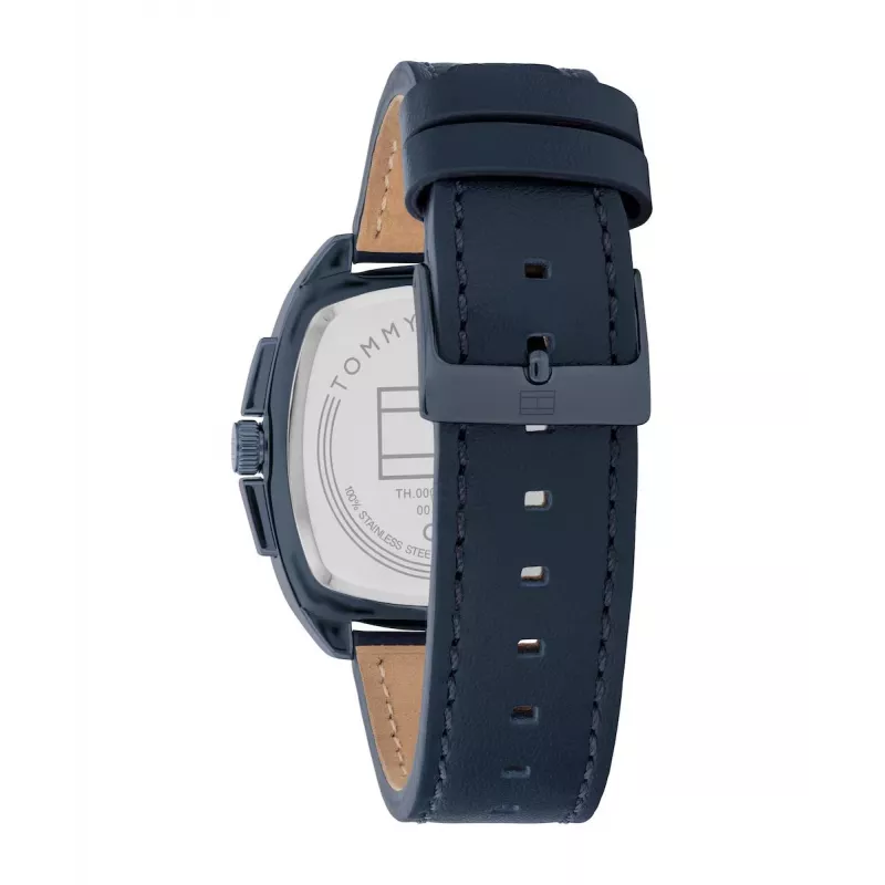 Tommy Hilfiger vīriešu 1710558 analogais kvarca pulkstenis 40 mm zils ciparnīca brūna āda