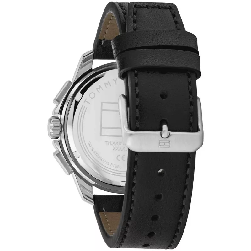 Tommy Hilfiger vīriešu 1710619 analogais kvarca pulkstenis 46mm zils ciparnīca nerūsējošais tērauds